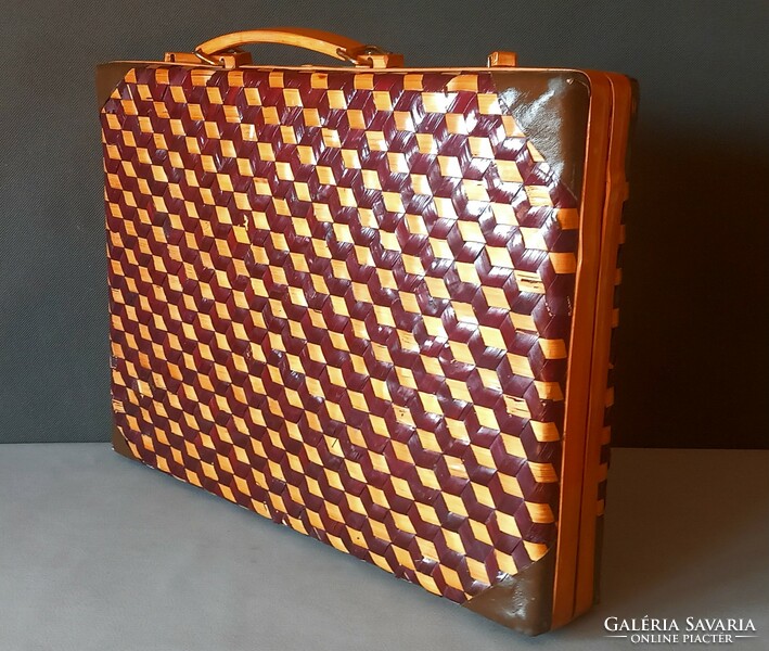 Vintage Opart rattan  kézzel készített táska ALKUDHATÓ design