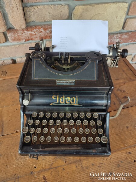 1911 IDEAL TYPEWRITER A4 sn 86931 antik QWERTZ Schreibmaschine írógép