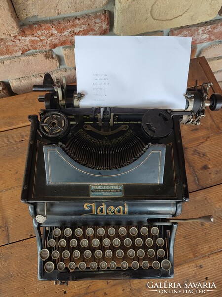 1911 IDEAL TYPEWRITER A4 sn 86931 antik QWERTZ Schreibmaschine írógép