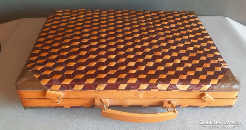 Vintage Opart rattan  kézzel készített táska ALKUDHATÓ design