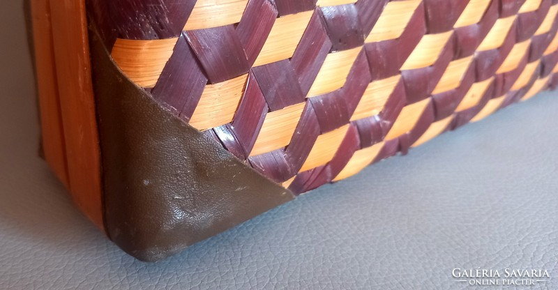 Vintage Opart rattan  kézzel készített táska ALKUDHATÓ design