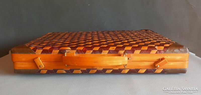 Vintage Opart rattan  kézzel készített táska ALKUDHATÓ design