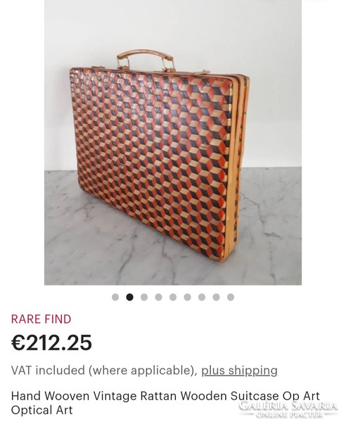 Vintage Opart rattan  kézzel készített táska ALKUDHATÓ design