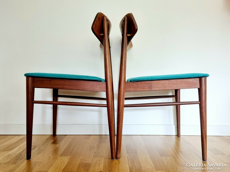 Mid-century teak szék pár