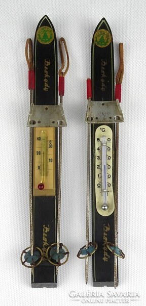 1S178 Régi síléc pár hőmérő Beskydy 23 cm
