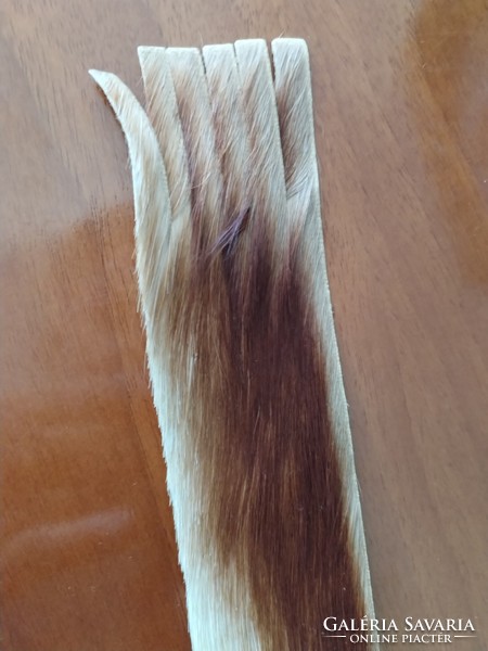 Könyvjelző + szemüveg tok  / valódi szőrme - kettő darabos szett