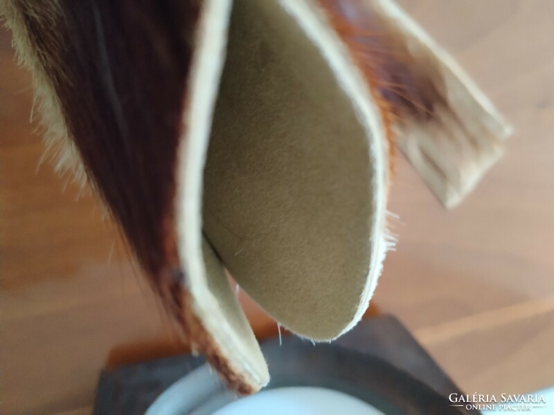 Könyvjelző + szemüveg tok  / valódi szőrme - kettő darabos szett