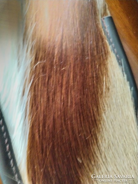 Könyvjelző + szemüveg tok  / valódi szőrme - kettő darabos szett