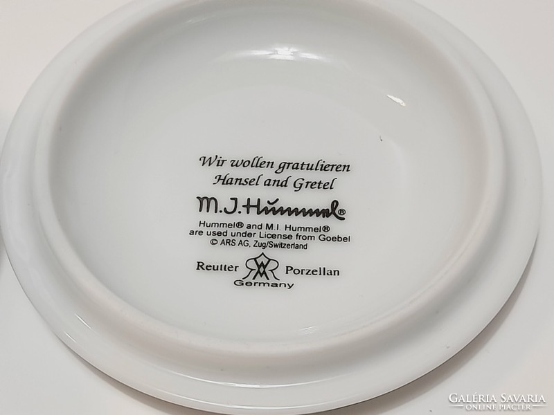 Hummel Goebel porcelán tégely, bonbonier, doboz