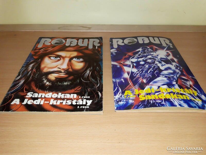Robur magazin 1. 2. szám egyben, Sandokan A Jedi-kristály Kuczka Péter