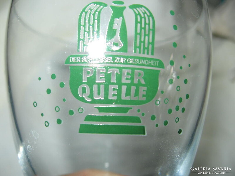 Retro Peter Quelle talpas pohár készlet 4+2 db-os