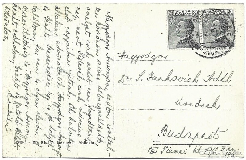 Abbázia-Volosca  Bragozzi Vitorlás