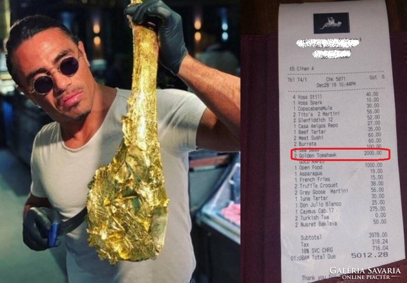 24 kt 2g ehető arany - az otthoni Michelin csillagos BBQ-