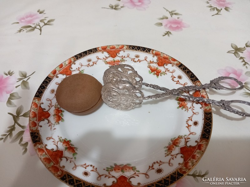 Ezüst torta/pirítós fogó