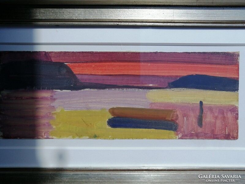 BALATON  -  TEMPERA FESTMÉNY