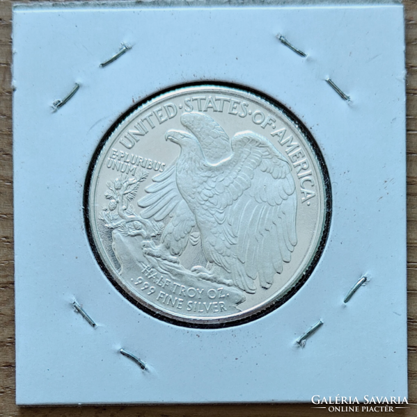 50 Cents / Half Dollar (Walking Liberty) 1935 Hivatalos utánveret tokban