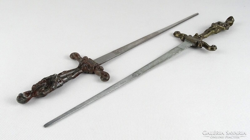 1S194 Régi levélnyitó kés tőr pár 31 cm