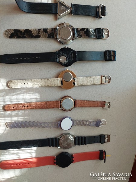 Retró  Quartz órák 8 db vegyes