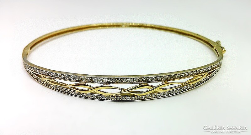 Köves arany karreif (ZAL-Au60709)