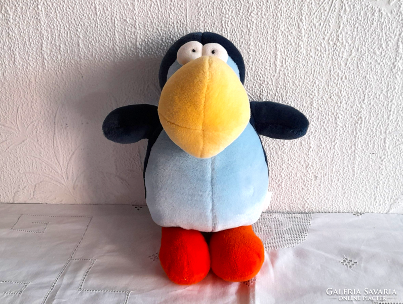 Vintage Oli Verlag Crazzy Zoo  plüss pingvin figura