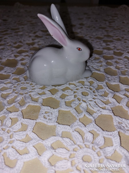 Drasche rózsaszín fülű porcelán nyúl, nyuszi