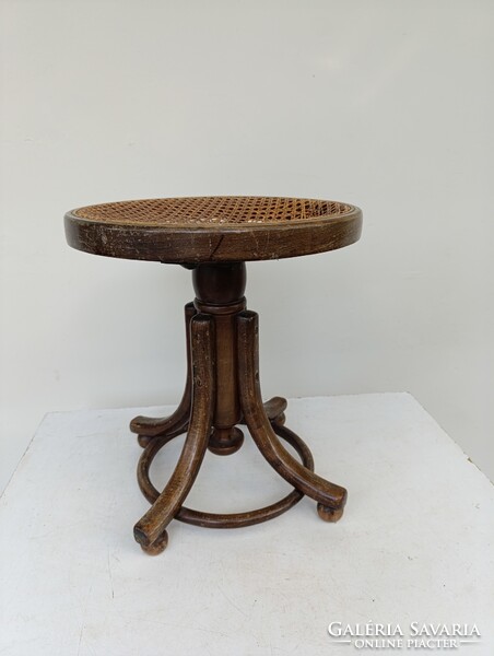 Antik zongoraszék Thonet bútor zongora szék zene fonatozása szakadt 753 9456