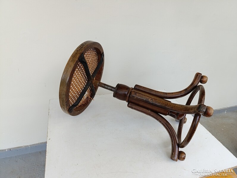 Antik zongoraszék Thonet bútor zongora szék zene fonatozása szakadt 753 9456
