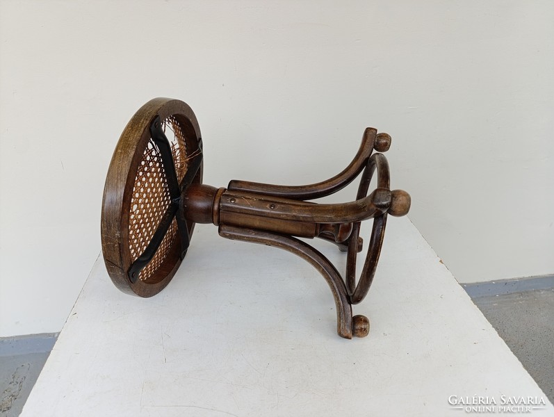 Antik zongoraszék Thonet bútor zongora szék zene fonatozása szakadt 753 9456