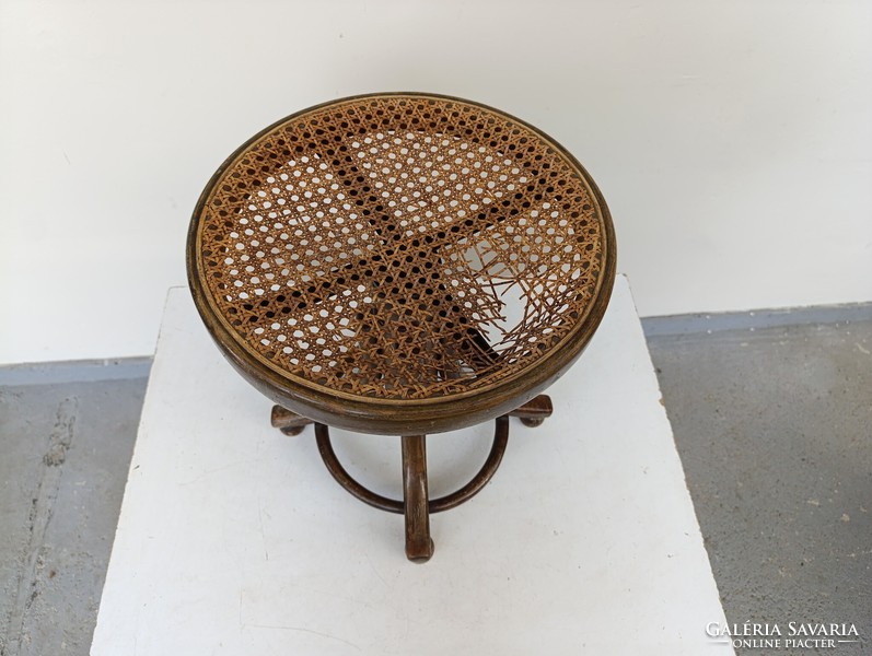 Antik zongoraszék Thonet bútor zongora szék zene fonatozása szakadt 753 9456