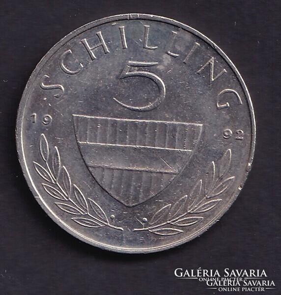 Ausztria 5 Schilling 1992