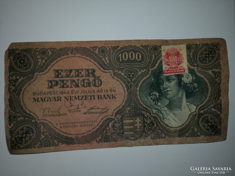 2 db Ezer pengő 1945