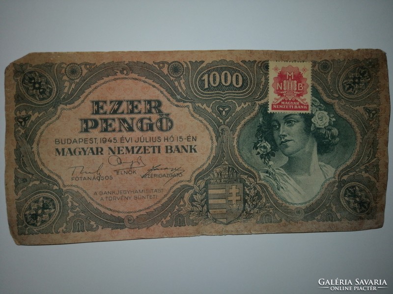 2 db Ezer pengő 1945