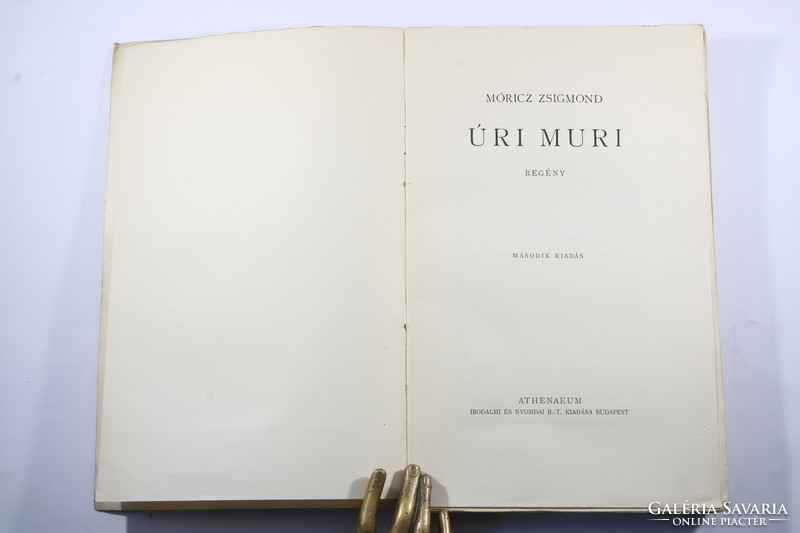 Móricz Zsigmond - Úri muri - eredeti illusztrált papírborítóban, bibliofil szép példány !!