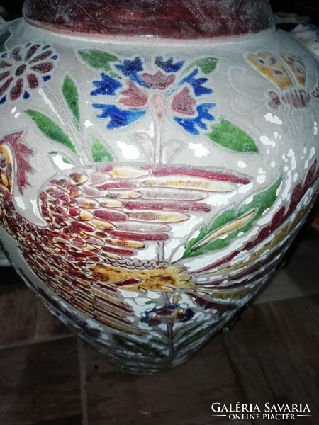 Antik Bozsik Kálmán váza 44 cm magas gyűjteményből a képeken látható állapotban