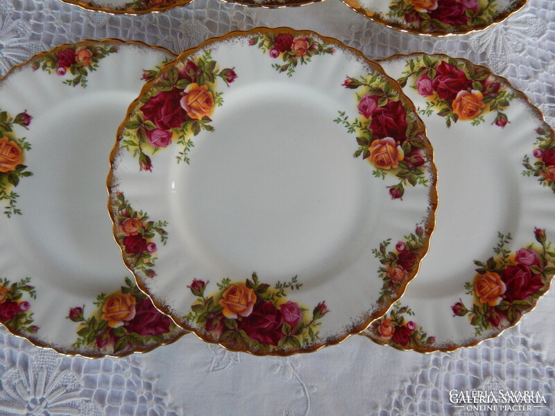 ROYAL ALBERT " Old Country Roses " teás süteményes készlet
