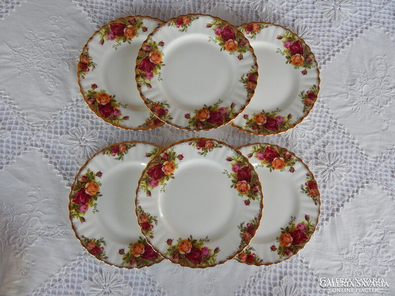 ROYAL ALBERT " Old Country Roses " teás süteményes készlet