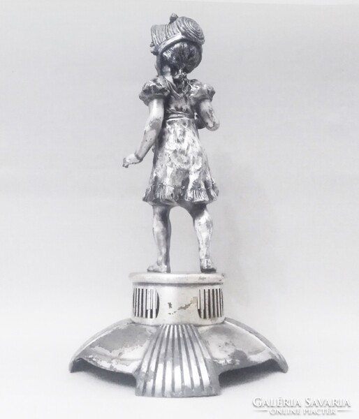 Argentor szecessziós/jugendstil szobor - feltehetöleg Hans Ofner munkája - Bécs 1905 körül