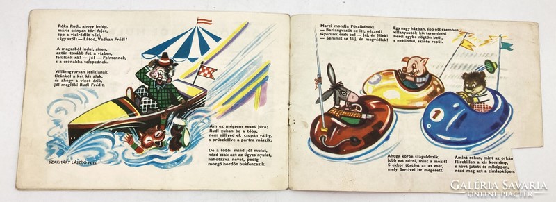 Dörmögő Dömötör retro gyermeklap, 1964. július - Dargay Attila, Róna Emy rajzaival