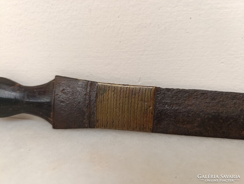 Antik afrikai patinás tuareg fegyver kés 329 9094