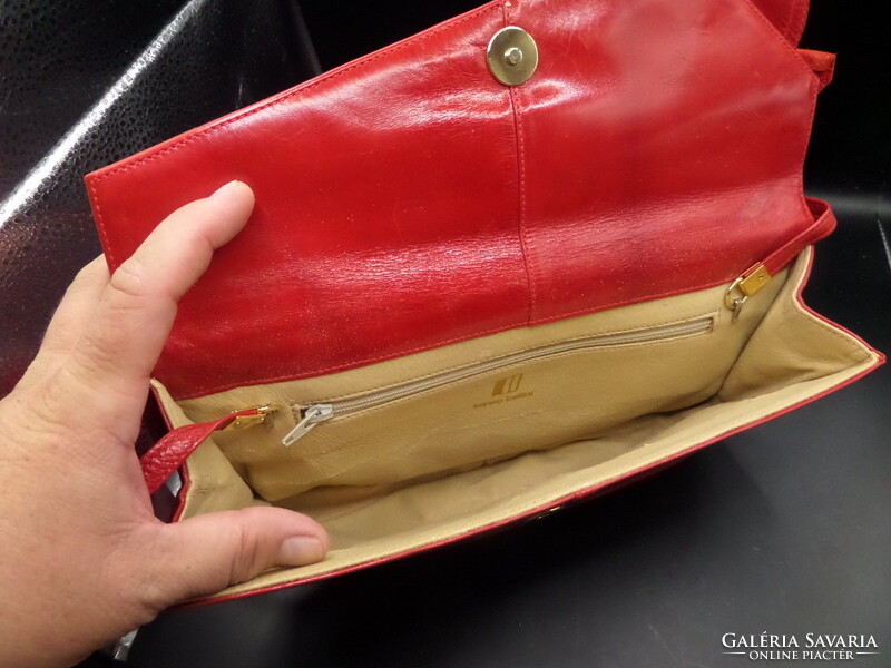 Franco Bellini (eredeti) VINTAGE crossbody női elegáns alkalmi bőrtáska