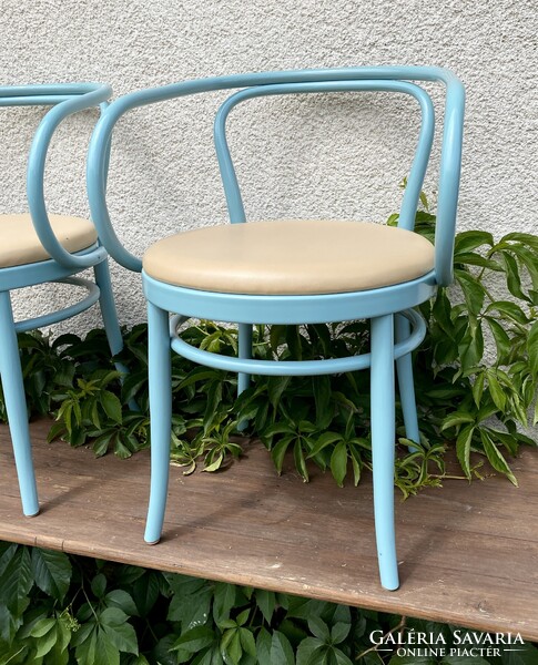 Gebrüder Thonet 209 Vienna GmbH Handmade Vintage Provence 9 db Szék Székek Karosszék Karosszékek fa