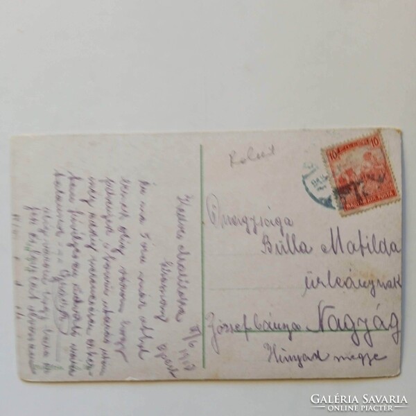 D203991 Budapest 4 db régi képeslap  küldve - Nagyág(Hunyad) Kolozsvár, Déva 1917-1940