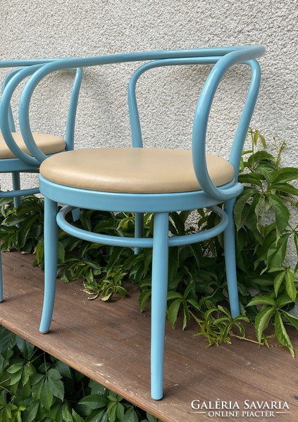 Gebrüder Thonet 209 Vienna GmbH Handmade Vintage Provence 9 db Szék Székek Karosszék Karosszékek fa