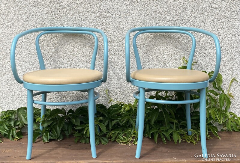 Gebrüder Thonet 209 Vienna GmbH Handmade Vintage Provence 9 db Szék Székek Karosszék Karosszékek fa