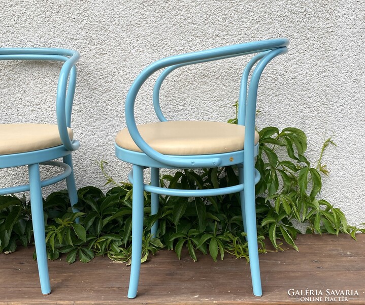 Gebrüder Thonet 209 Vienna GmbH Handmade Vintage Provence 9 db Szék Székek Karosszék Karosszékek fa