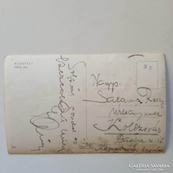 D203991 Budapest 4 db régi képeslap  küldve - Nagyág(Hunyad) Kolozsvár, Déva 1917-1940