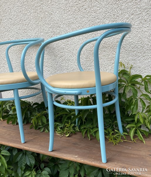 Gebrüder Thonet 209 Vienna GmbH Handmade Vintage Provence 9 db Szék Székek Karosszék Karosszékek fa
