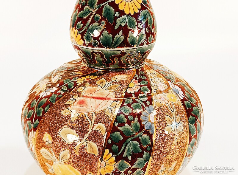 FISCHER J. ANTIK PORCELÁN VÁZA ,25 CM MAGAS (R024)
