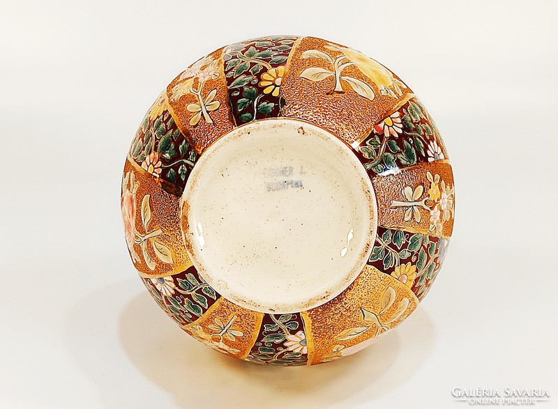 FISCHER J. ANTIK PORCELÁN VÁZA ,25 CM MAGAS (R024)