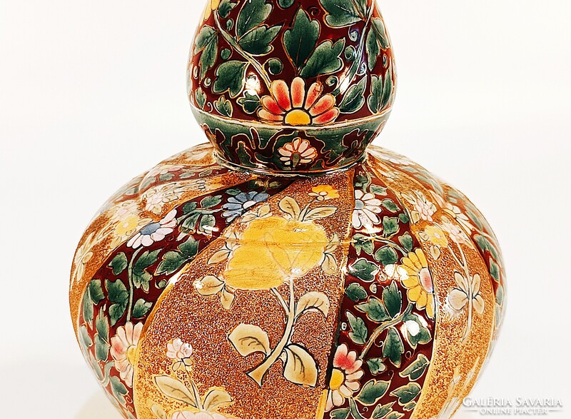 FISCHER J. ANTIK PORCELÁN VÁZA ,25 CM MAGAS (R024)